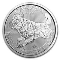 Silver Wolf Predator series argent 2018 (.9999) 1 oz