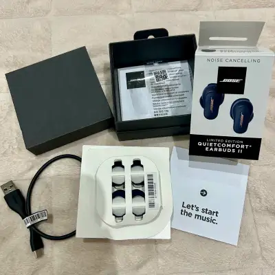 Bose Noise Cancelling QuietComfort® Earbuds II, MIDNIGHT BLUE, View more