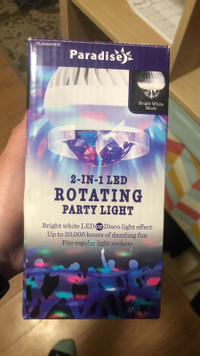 LED rotating party light 
