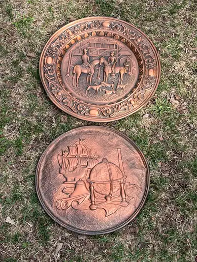 MCM brass wall art , View more