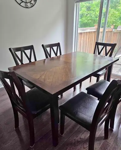 6 seater dining set || wooden || Brand new, View more
