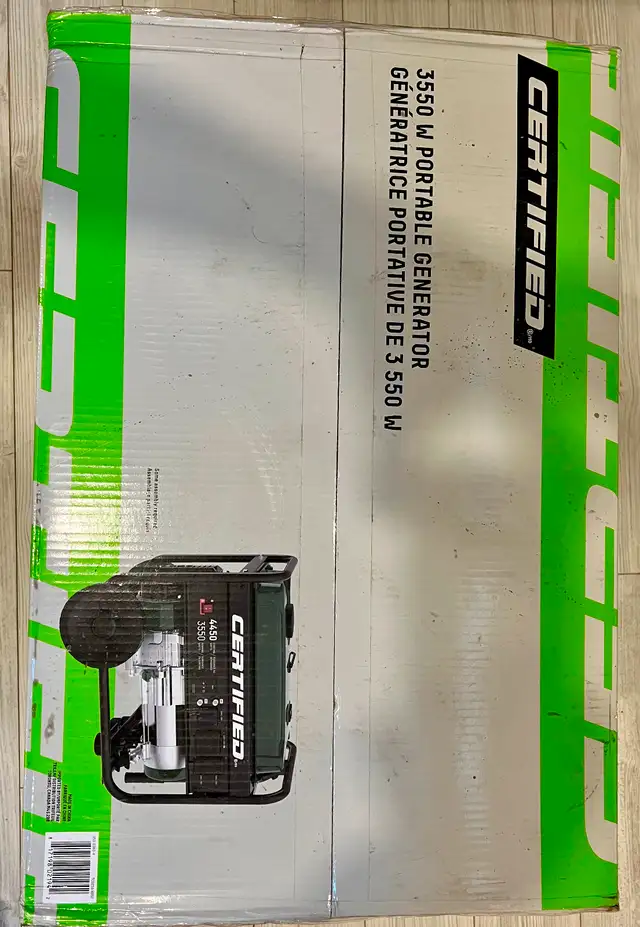 BRAND NEW SEALED CERTIFIED 4450 PORTABLE GAS GENERATOR +WARANTY63749433992835124