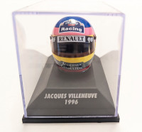 VINTAGE Jacques Villeneuve 1996 F1 1:8 Mini Scale Replica Helmet