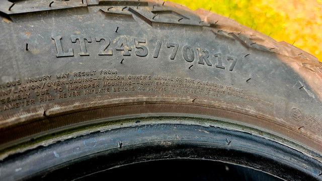 ALL-TERRAIN LT245/70R17ROADCRUZA TIRES in Tires & Rims in Cape Breton - Image 3