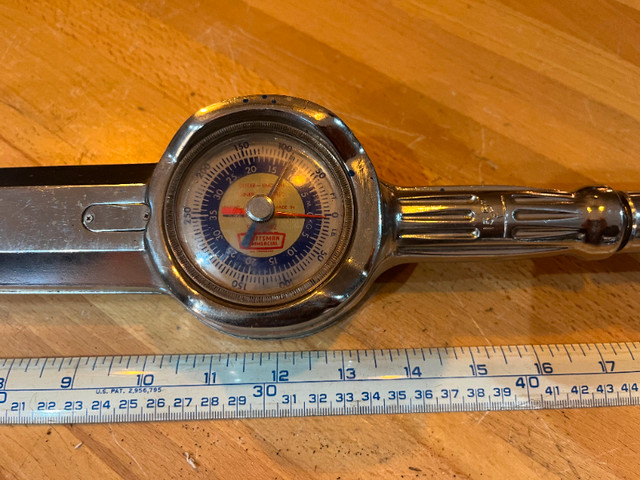 Vintage Craftsman commercial 1/2" dial indicator torque wrench in Other Business & Industrial in North Bay - Image 4