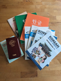 9 Books for learning Korean