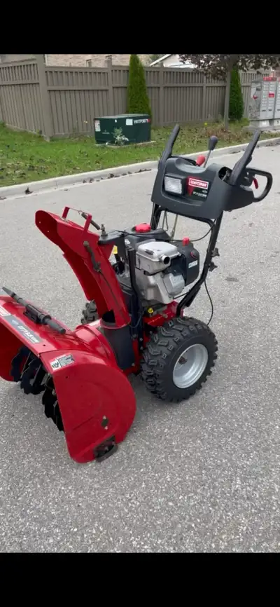 two srage snowblower, View more