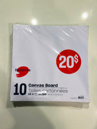 10 New Deserres Canvas Boards (30 Packs)