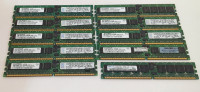 10x 1GB 1Rx4 PC2-3200R-333 Memory DIMMS