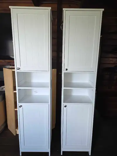 2 Bathroom Storage w / light, View more
