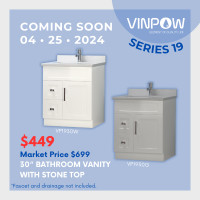 Revamp Your Bathroom with New Vanities - Limited Stock!