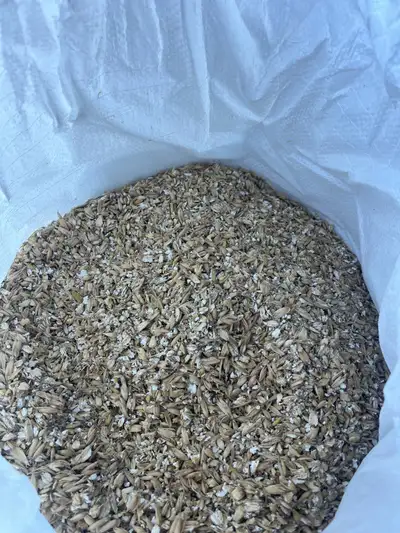 2025 Harvest of Mixed Grain (Oats & Barley). For livestock feed - Will put through a roller mill and...