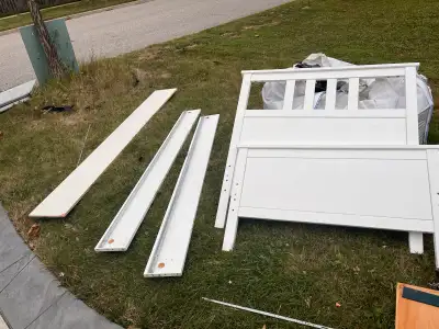 Ikea White Twin Bed Frame

, View more
