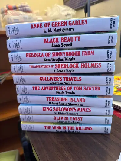 Great Illustrated Classics Hardcover 10 books , View more