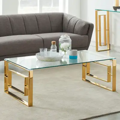 EROS COFFEE TABLE IN POLISHED GOLD FREE LOCAL DELIVERY..., View more