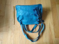 Spring leather purse