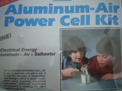 Kit science expérience:  Aluminium + air + Salt = ELECTRICITY, View more