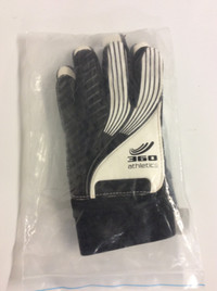 New 360 Athletics Youth Size 7 Soccer Goalie Gloves