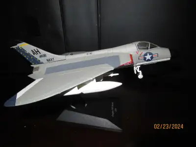 1/72 USN F4D-1 Skyray VF-162 "Hunters" . Diecast Model plane., View more