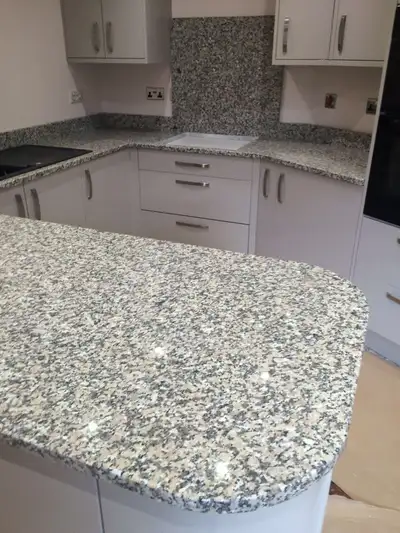 We supply custom kitchen cabinets paired with quartz countertops direct from our shop, cutting out t...