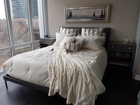 Metal bedroom set (from Pottery Barn)