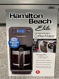 Hamilton Beach Elite 12 Cup Programmable Coffee Maker
