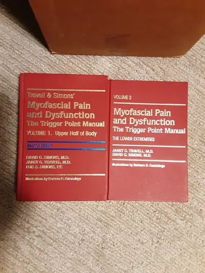 Travell and Simons Trigger Point Manuals volumes 1 and 2, View more