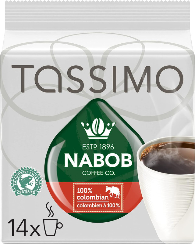 Tassimo Nabob Single-Serve Colombian Coffee T-Discs, 110-g, in Coffee Makers in Burnaby/New Westminster