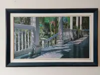 Professionally framed and matted artwork
