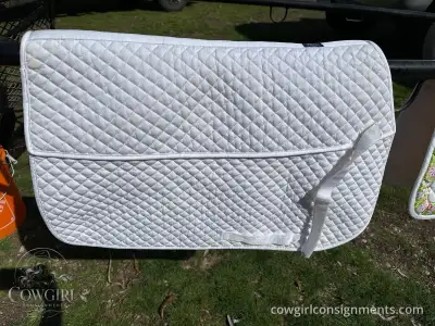 Practical Choice White English Saddle Pad, Full, View more