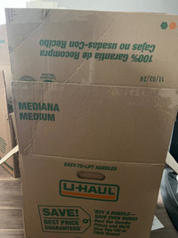 U-Haul moving boxes18 boxes $40