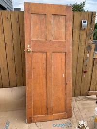 Antique solid wood door 
