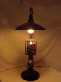 Steampunk Meter Lamp