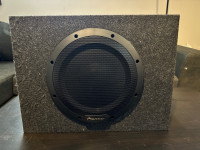Pioneer TS-WX1010A 10”  subwoofer with built-in amp