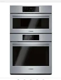 Brand New Bosch 30” Wall Oven with Speed oven Microwave