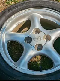 Mazda Miata mx5 rims and tires