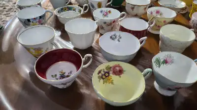 Over 50 Bone China (Cups Only) all for $15, View more
