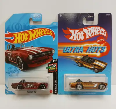 Triumph TR6. 2 Colour Variations. 2021 & 2022 Hot Wheels, View more
