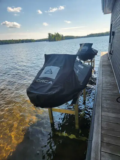 2 Taiga Orca's for sale Less than 30 hours on each Full Carbon Includes 2 wall charging units and co...