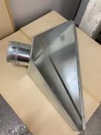 4ft Air Duct Vent with 8" Butterfly Damper