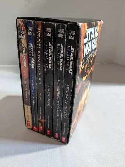 star wars boxed set books episodes 1-6 complete, View more