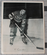 1945-54 Quaker Oats Hockey Photo NHL Ken Reardon Canadiens