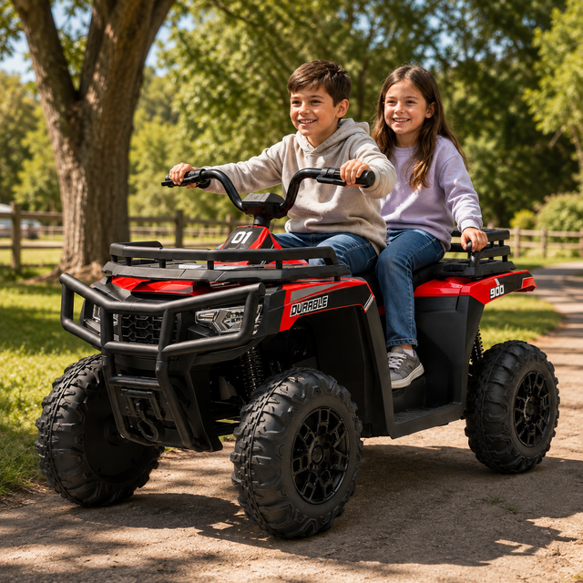 24V/10AH 2OOW Brushless Electric Titan Pro ATV, Air Filled Tires