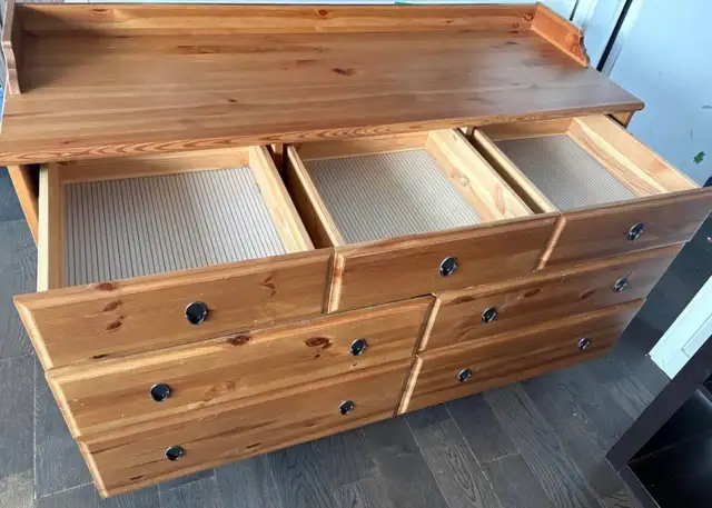 deliver great wood dresser / changing table  in Dressers & Wardrobes in Edmonton - Image 6