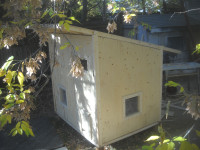 insulated  chicken  coop