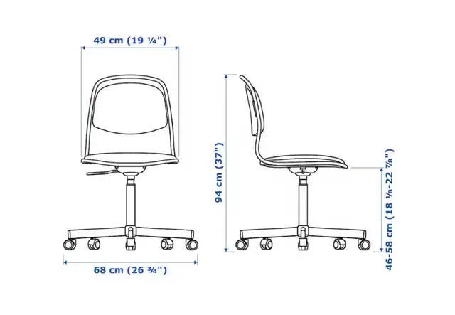 Ikea "Orfjall" Desk Chair in Chairs & Recliners in City of Toronto - Image 3