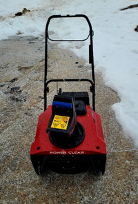 Toro snow blower single stage end of the season deal