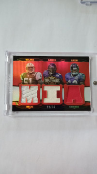 2006 Triple Threads Relic Combos /36 Ray Lewis Ed Reed Jonathan