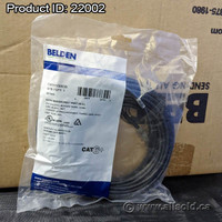 Set of 6 Belden CAT6+ Patchcord Bonded-Pair Cable, 35ft