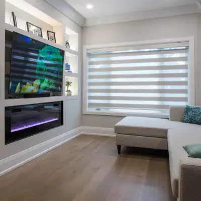 50% OFF Zebra Blinds, Roller, Motorized,  Call 416-4143443, View more